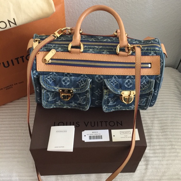 Louis Vuitton Handbags - 💯% authentic Neo speedy Denim